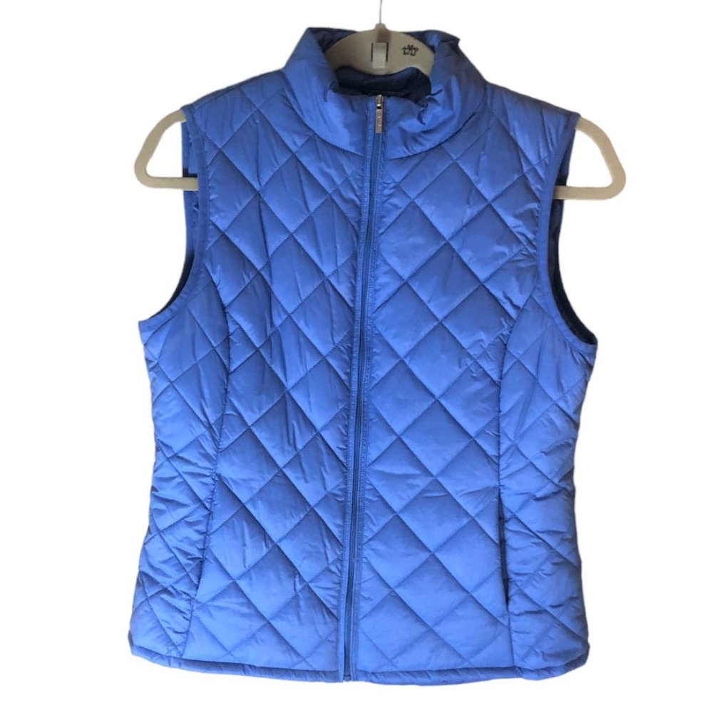 Isaac Mizrahi-puffer vest-light blue-small